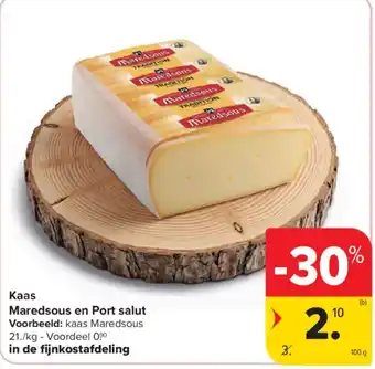 Kaas Maredsous en Port salut