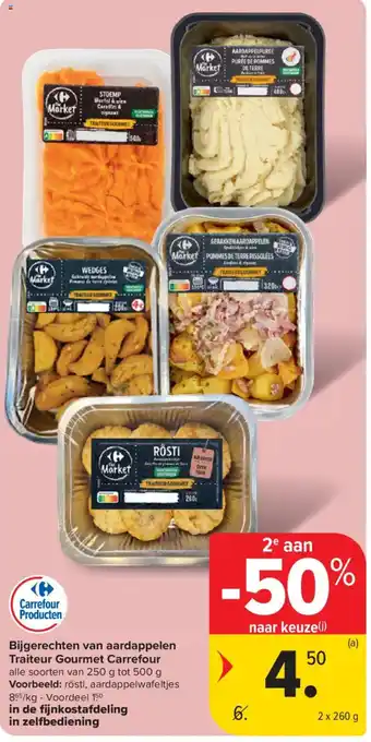 Bijgerechten van aardappelen Traiteur Gourmet Carrefour