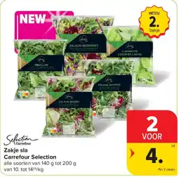 Carrefour Market Zakje sla aanbieding