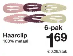 Zeeman Haarclip aanbieding