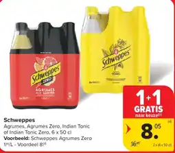 Carrefour Market Schweppes Agrumes aanbieding