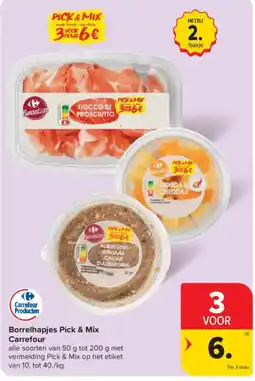 Carrefour Market Borrelhapjes Pick & Mix Carrefour aanbieding