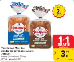 Carrefour Market Toastbrood Maxi Jac' aanbieding