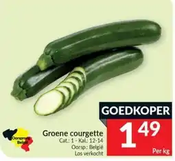 Intermarché Groene courgette aanbieding