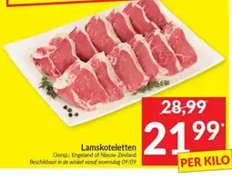 Intermarché Lamskoteletten aanbieding