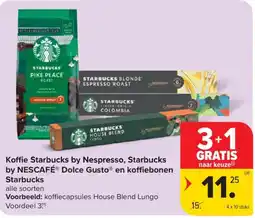 Carrefour Market Koffie Starbucks by Nespresso aanbieding