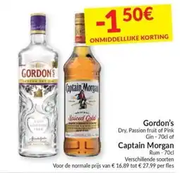 Intermarché Gordon's Dry, Passion fruit of Pink Gin aanbieding