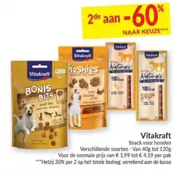 Intermarché Vitakraft Snack voor honden aanbieding