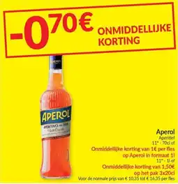 Intermarché Aperol Aperitief aanbieding