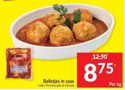 Intermarché Balletjes in saus aanbieding