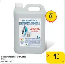 Carrefour Market Gedemineraliseerd water aanbieding