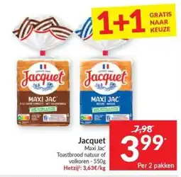 Intermarché Jacquet Maxi Jac' Toastbrood aanbieding