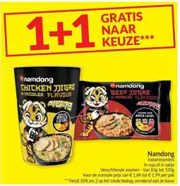 Intermarché Namdong instantnoedels aanbieding