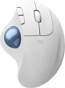 Coolblue Logitech ERGO M575S Souris Trackball Sans Fil Blanc aanbieding