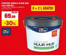 Hubo Peinture murale blanc mat aanbieding