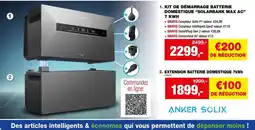 Hubo Kit de démarrage batterie domestique solarbank max ac aanbieding