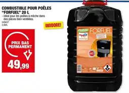 Hubo combustible pour poêles forfuel aanbieding