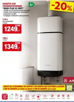 Hubo chauffe-eau thermodynamique nuos plus s2 wifi aanbieding