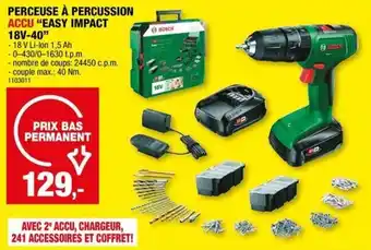 Perceuse à percussion accu