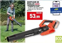 Hubo Souffleur de feuilles accu aanbieding