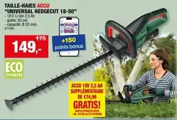 Hubo Universal hedgecut 18-50 aanbieding