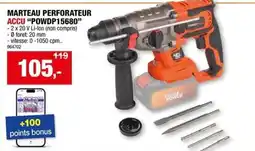Hubo Marteau perforateur accu aanbieding