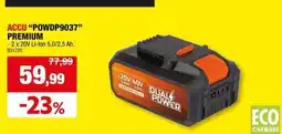 Hubo Accu "Powdp9037" premium aanbieding