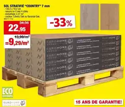 Hubo sol stratifié country aanbieding