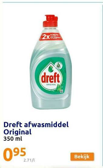 Action Dreft Afwasmiddel Original aanbieding