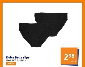 Action Dolce Bella Slips aanbieding