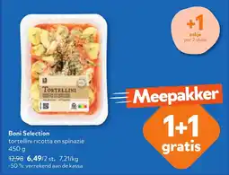 OKay Boni Selection tortellini ricotta en spinazie aanbieding