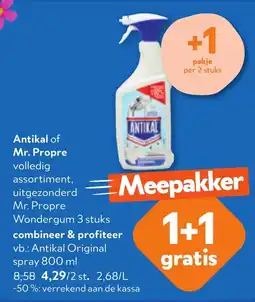 OKay Antikal of Mr. Propre volledig assortiment, uitgezonderd Mr. Propre Wondergum 3 stuks aanbieding