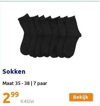 Action Sokken aanbieding