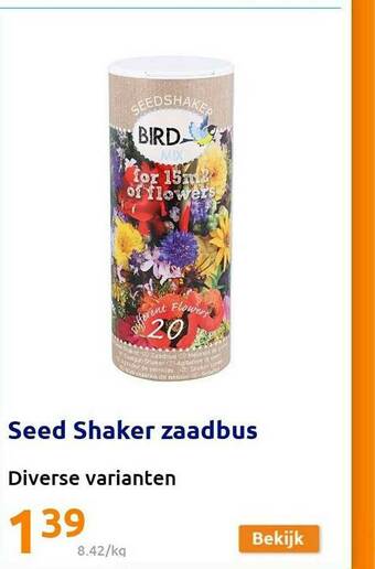 Seed Shaker Zaadbus