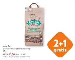OKay Love Cat plantaardige kattenbakvulling aanbieding