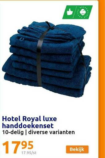 Action Hotel Royal Luxe Handdoekenset aanbieding