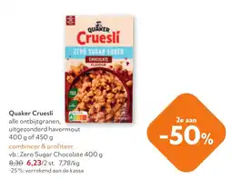 OKay Quaker Cruesli aanbieding