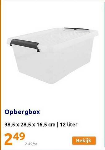 Action Opbergbox aanbieding