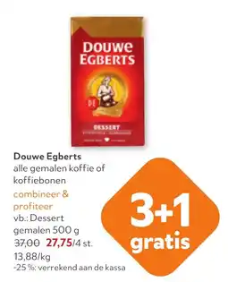 OKay Douwe Egberts alle gemalen koffie of koffiebonen aanbieding