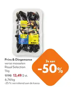 OKay Prins & Dingemanse verse mosselen aanbieding