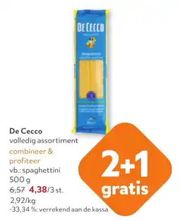 OKay De Cecco volledig assortiment aanbieding