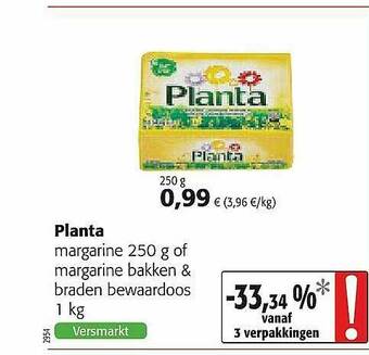 Planta Margarine Of Margarine Bakken & Braden Bewaardoos