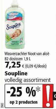 Colruyt Soupline Wasverzachter aanbieding