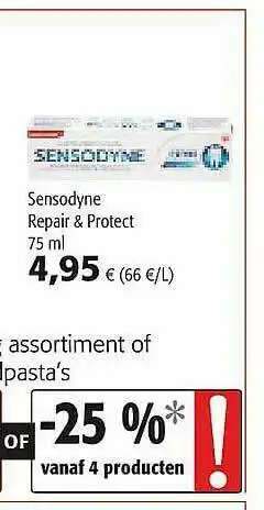 Colruyt Sensodyne aanbieding