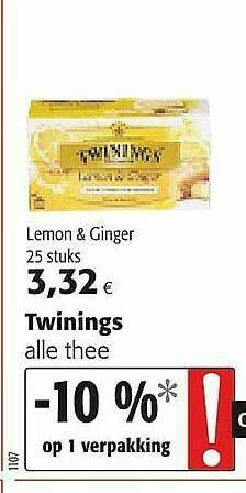 Colruyt Twinings Thee aanbieding