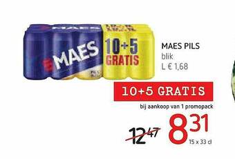Spar Colruyt Maes Pils aanbieding