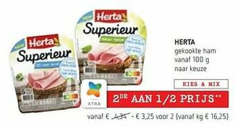 Herta gekookte ham