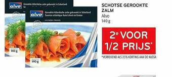 Alvo Schotse Gerookte Zalm aanbieding