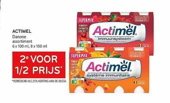 Alvo Actimel Danone aanbieding