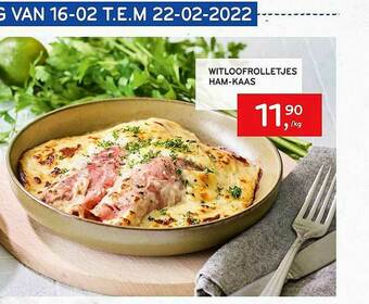 Alvo Witloofrolletjes Ham Kaas aanbieding